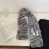 Soft Plush Scarf Windproof Cross Scarf Fashion Neck Wrap  Outdoor