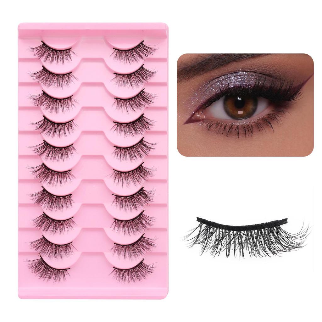 New 3D Cat Eye False Eyelashes - Super Natural Look