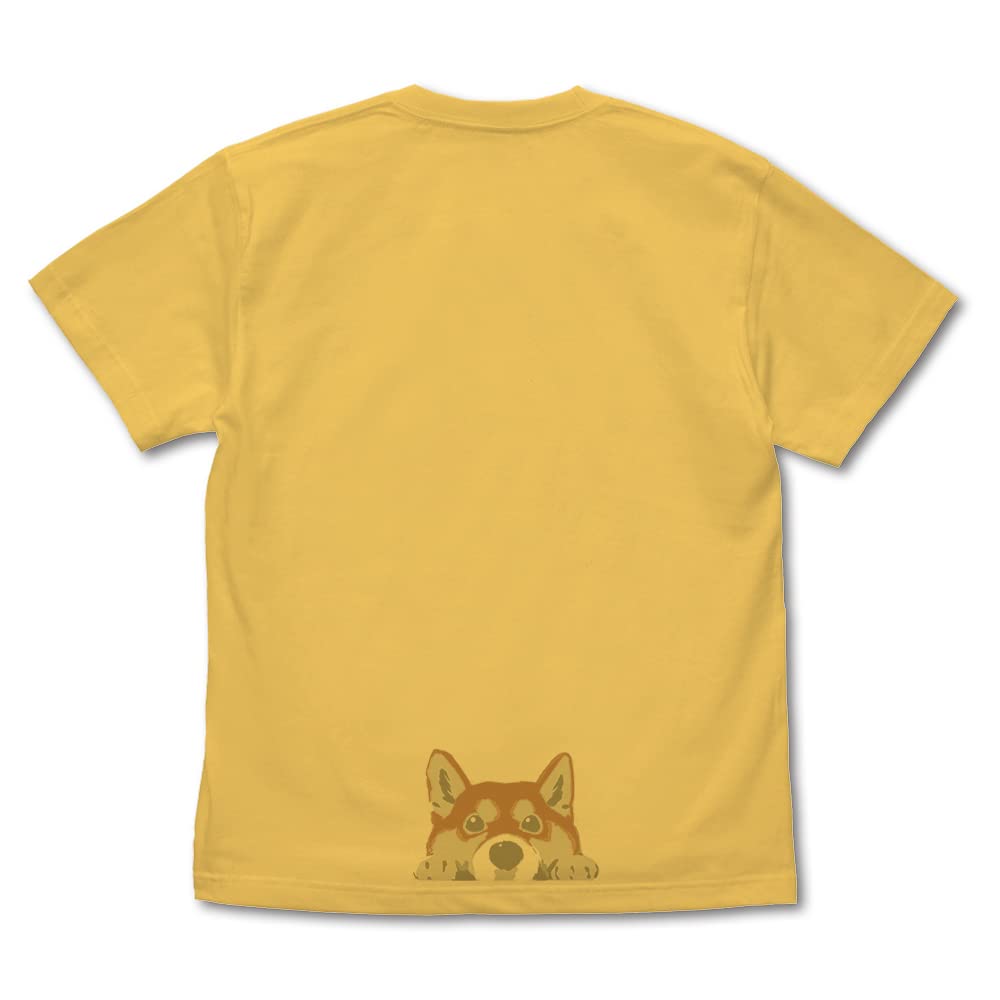 COSPA "The End of the World with a Shiba Inu" T-shirt featuring a glimpse of Haru-san, designed by Yu Ishihara, BANANA, size XL