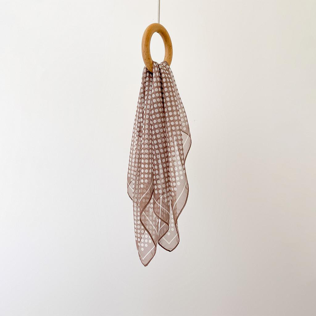 70cm Square Scarf Versatile Neck Scarf For Dress Up Your Look, Spring/Summer Women's Soft Stain Bandannas Hijab Neckerchief