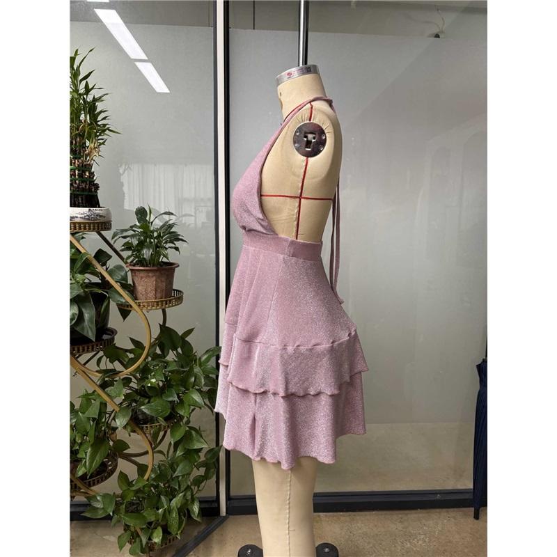 Women's Fashionable Deep V-Neck Sexy Summer Dress