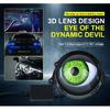 Cool Decoration Dynamic LED Car Headlights Devil Eye LED Car Light Headlight Assembly Modified Eagle Eye Light Cars Accessory