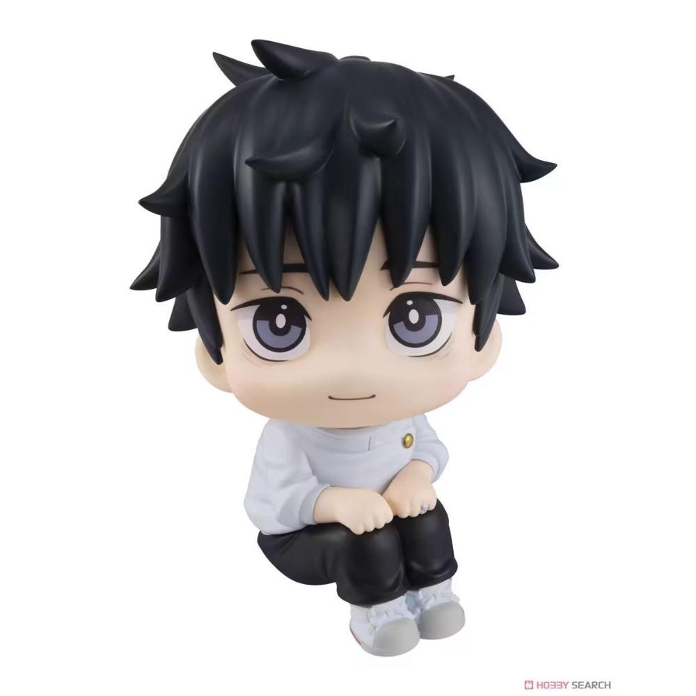 

10cm Look higher up Anime Fushiguro Megumi Jujutsu Kaisen Figure Gojo Satoru Action Figure Q Version Doll Geto Suguru Statue Toy with box