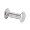 100 Sets Rivet and Screw M2.5 Stainless Steel Flat Round Hd Rivet Studs for Clothing Decoration Lther Crafts