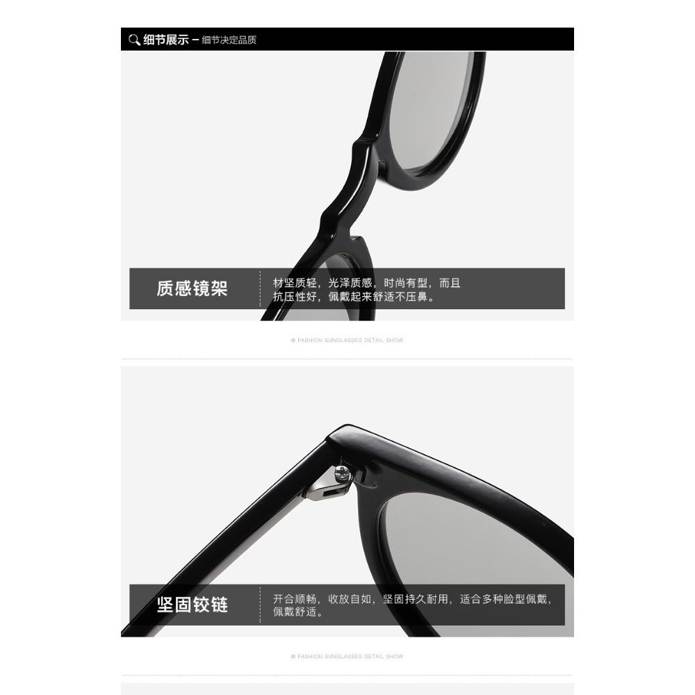 aoron Round TR90 Polarized Sunglasses Glasses Color-changing Glasses Sunglasses