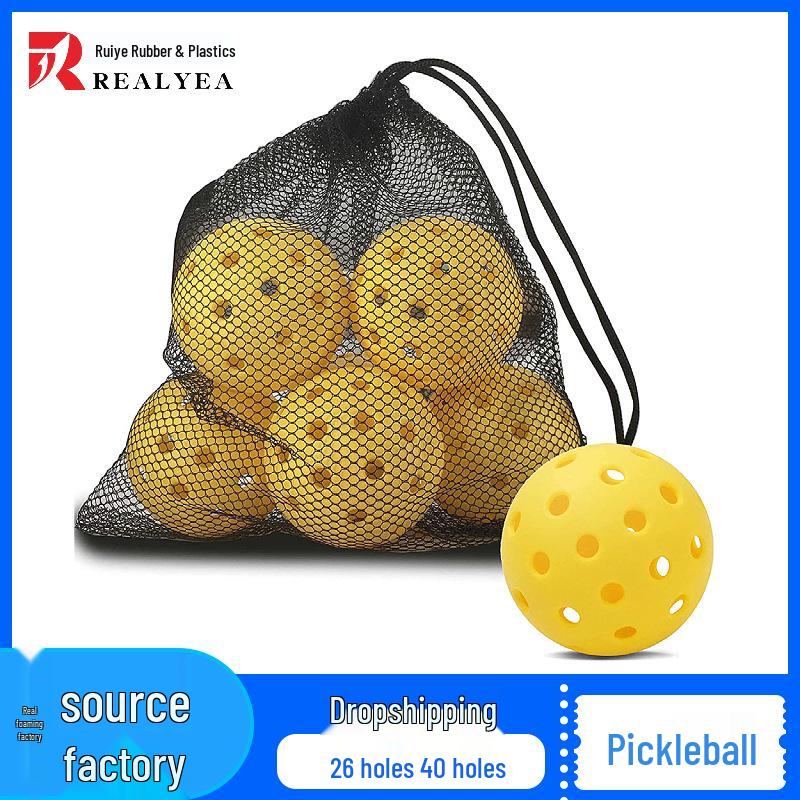 

Pickleball 40/26 Hole 74MM Injection Molded Perforated PP Ball Outdoor Ball [40 Holes]