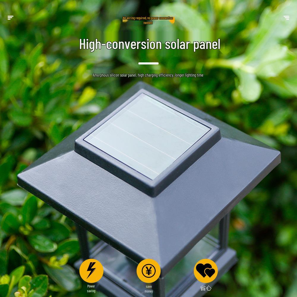 Solar LED Filament Rasenleuchte für Außenlandschafts- und Hofdekoration