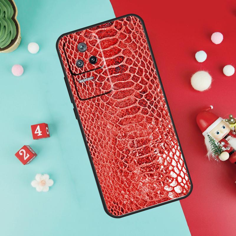 Snake Skin Texture Funda For Xiaomi 17 Pro Max 14 15 Ultra 13T 14T 15T Pro POCO F7 F5 F6 X3 X5 X6 X7 Pro Case