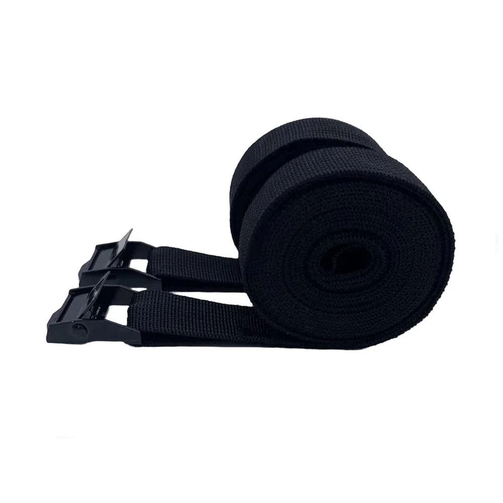 2pcs with Metal Buckle Cargo Lashing Belt 3 Meters Luggage Bag Fixed Strap  Tightening Device