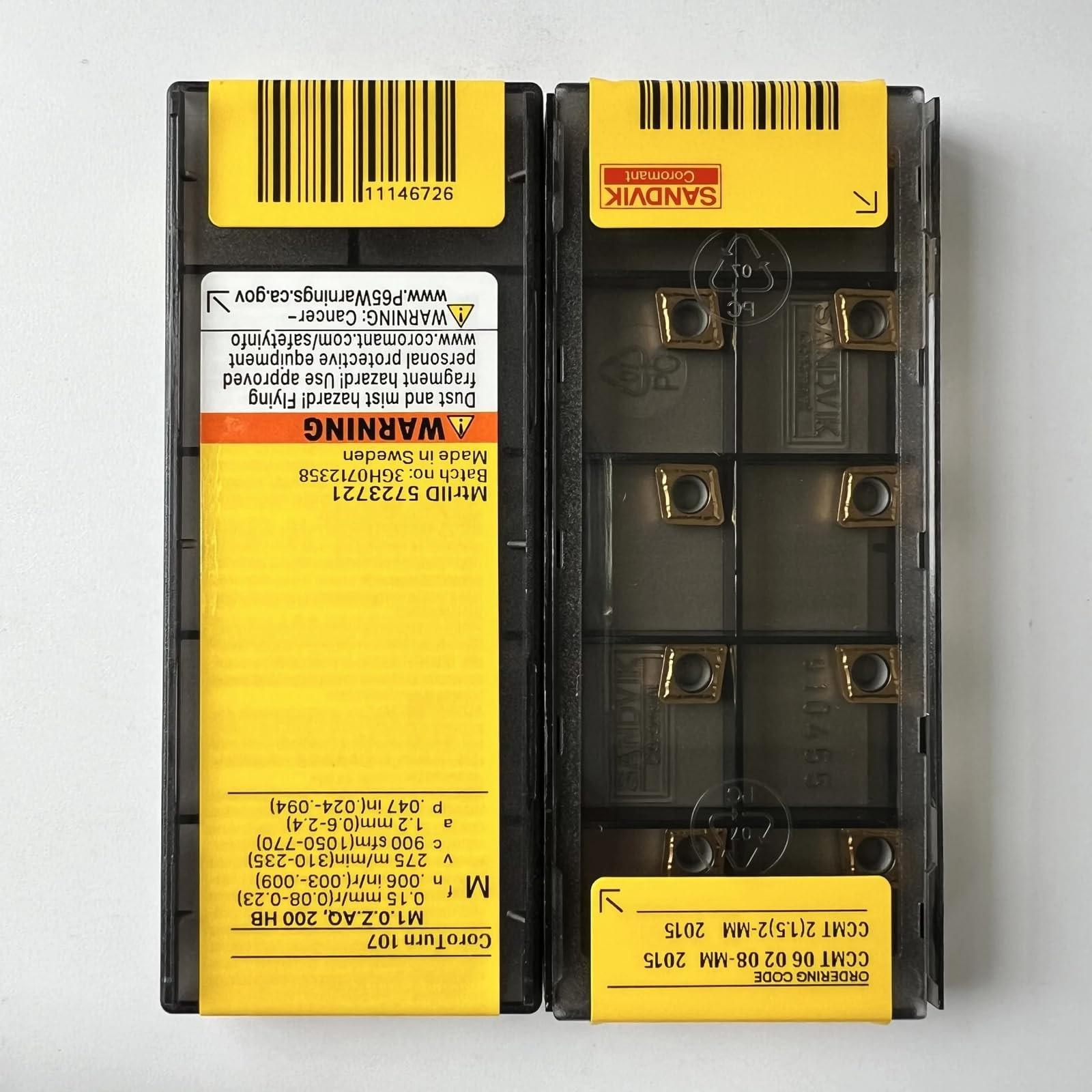 

CCMT060208-MM 2015 / Industrial indexable Carbide Inserts 10 Pcs