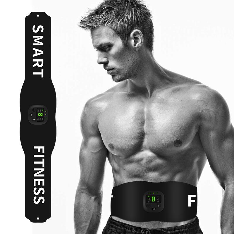 EMS Fitness Waist Belt: Smart Abdominal Sticker & Tummy Tuck Exerciser for Home Use