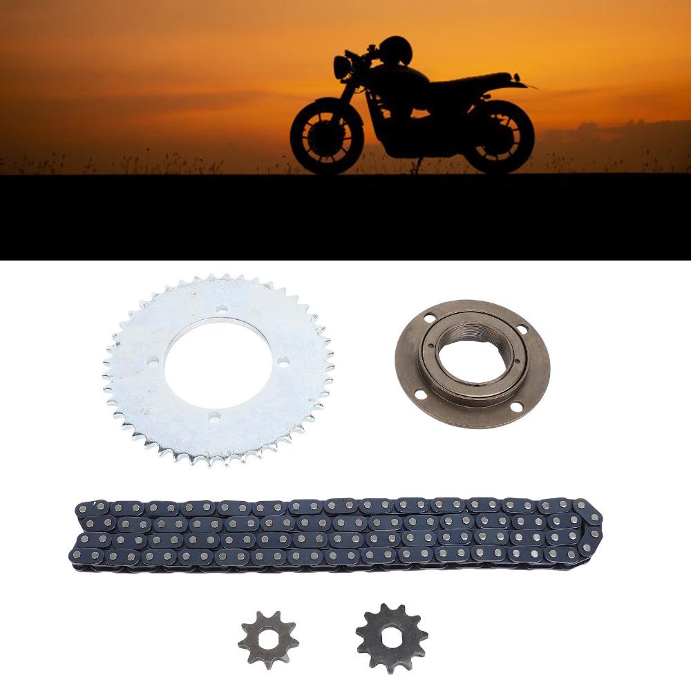Toothless Flywheel T8F Sprocket Chain Kit 116 Links Chain Chain Sprocket Kit  Go Kart