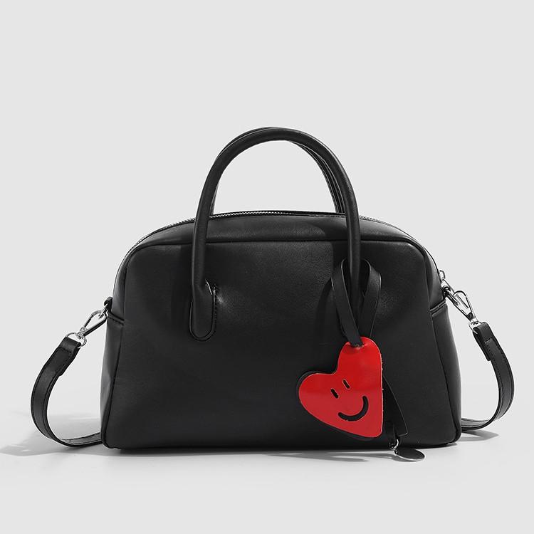 2025 New Retro High-Grade Handbag Fashion Commuter Boston Doodle Bag One Shoulder Crossbody Bag Female Fashion