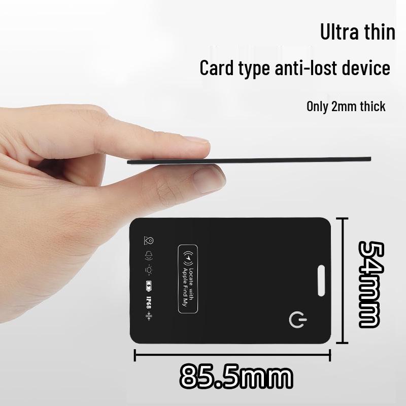 Ultra-Thin Card-Style Waterproof Anti-Lost Device for Backpack, Wallet, or Bicycle—A Global Precision Locator Alternative To Apple.