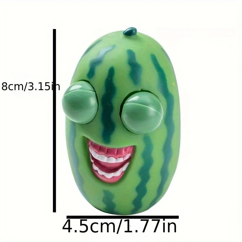Fruit Squishy Toys Popping Out Eyes Watermelon Fun Squeeze Fidget Sensory Toys Watermelon Stress Ball Christmas Birthday Gifts