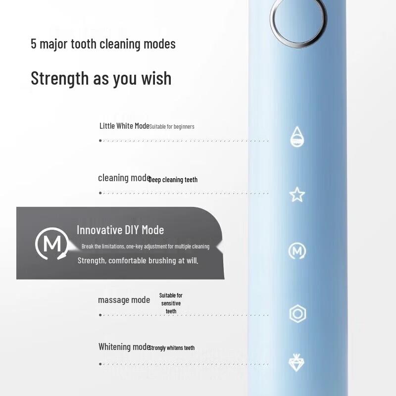 Byr X7M Smart Sonic Electric Toothbrush CN Plug (adapter Included)