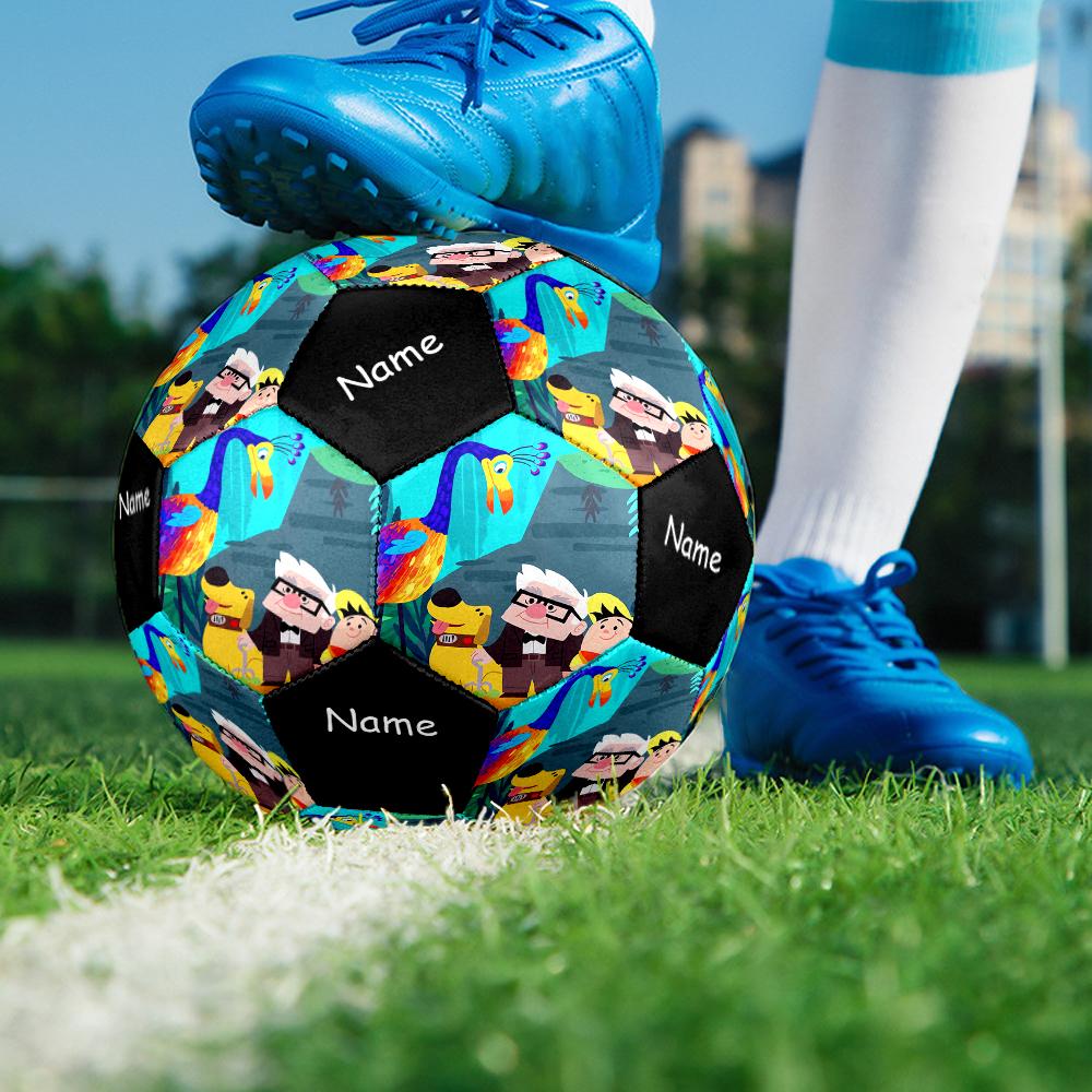 Custom Name Up Theme Size 5 Soccer Ball, Suitable for Both Indoor and Outdoor Matches, a Gift Suitable for Everyone.