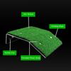 Turtle Basking Platform Turtle Habitat Simulation Lawn Ramp Turtle Dock Floating Island for Reptile Terrarium Aquarium Accessory