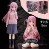 17cm Anime Figure Bocchi the Rock Hitori Gotoh Kawaii Sitting Melancholy Girl Action Figures PVC Adult Collection Model Doll Toy