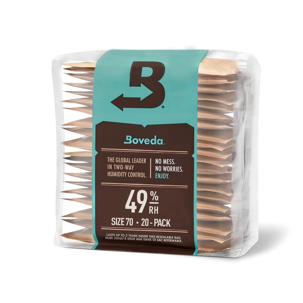 Boveda Music Humidity Control Replacement Use Fabric Holder Size 70 Fret Bowed Wood Instrument Preventing Cracking and Warping Reloadable Bag 49-RH