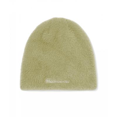 Thisisneverthat Shaggy No Cuff Beanie Lime