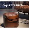 GrnArt Wooden Foot Soak Bucket, Wooden Foot Bath, Footbath for Foot Use, Warm, Fatigue Relief, Detox, Waterproof, Leak-Proof, Durable, Non-Slip, Easy