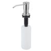 Kitchen Sink Soap Dispenser Extension Tube Kit Silicone and Steel Check Valve for Soap Dispenser Hand Pump