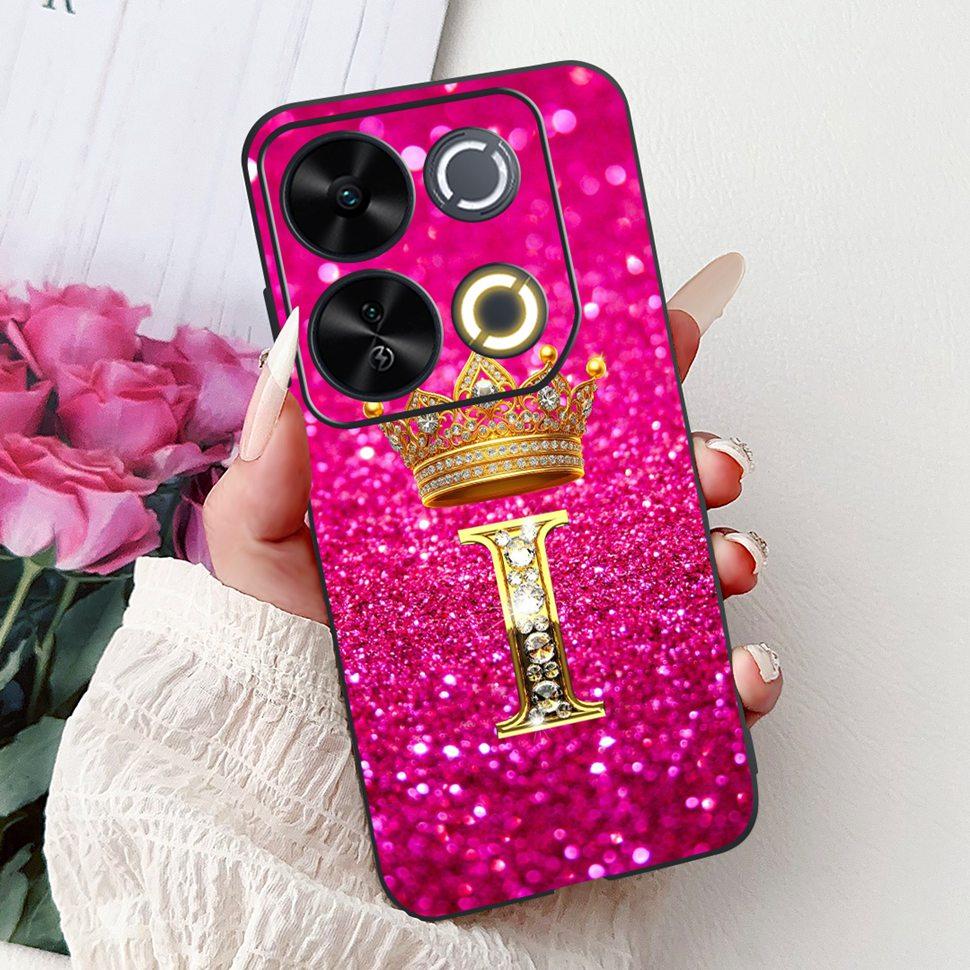 For ITEL P65 Case Cute Letters Silicon Soft TPU Back Cover For ITEL P 65 P65 4G Phone Case ITELP65 2024 ShockProof Coque Fundas