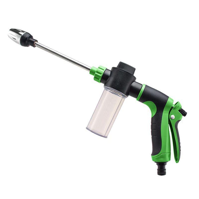 Extended Rod Household Rubber-coated Powerful Multi-functional Foam Kettle Car Washing Water Gun High-pressure Water Gun