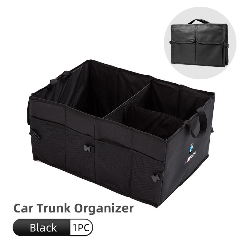 KHQB5 Foldable Car Trunk Storage Box Tool Box Storage Accessories For BMW X3 X5 M5 M3 E46 E90 E60 F10 E39 F30 E36 G30 E87 E70