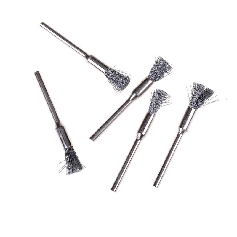 1 Adet Çelik Tel Fırçalar Döner Aletler Parlatma Aksesuarları Mini Matkap İçin