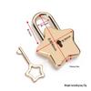Alloy Star Lock for Drawers, Doors, Cabinets, Backpacks, and Luggage