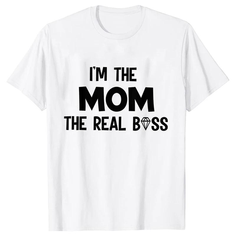 I m The Mom The Real Boss Diamond Graphic T-shirt XXL