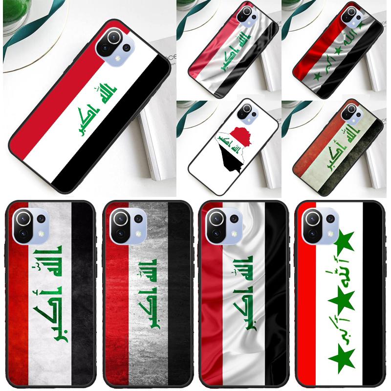 Iraq Flag Cover For Xiaomi 14 Ultra 13 11T 12T 13T 14T Pro POCO X7 X6 Pro X3 X5 F3 F5 M6 F6 Pro Case
