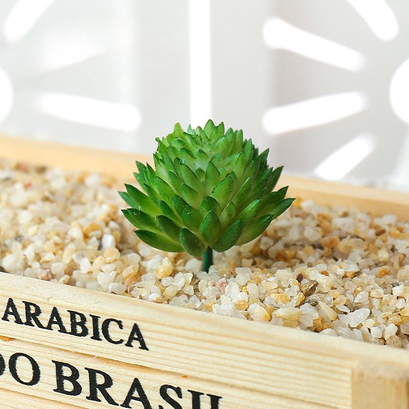 

1 шт. Прекрасное искусственное растение суккулент Лотос Ландшафтный декоративный цветок Мини разноцветные искусственные суккуленты Растение Садовое украшение зелёный