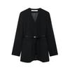 Fashion Style 2024 Fall and Winter New Women's Clothing with Belt Long Sleeves Casual Suit Jacket Pants 8941178