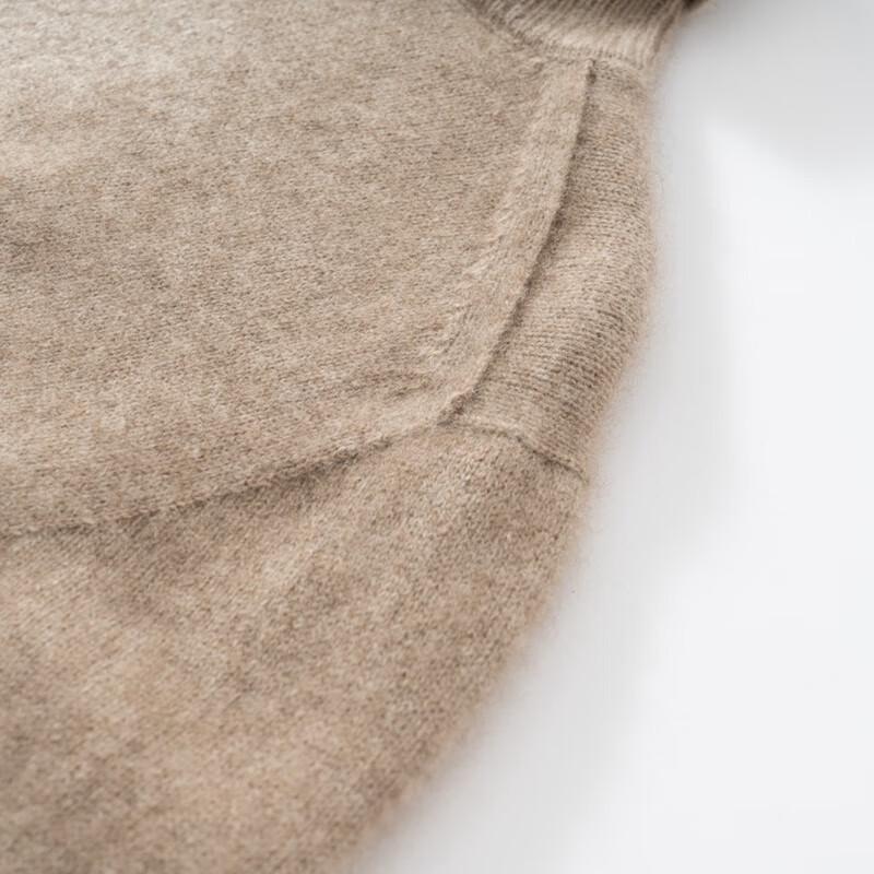 Fanzhen Men's 100% Cashmere High-Neck Sweater