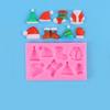 Candy Tree Hat Socks Silicone Mold Fondant Mold Christmas Baking DIY Supplies