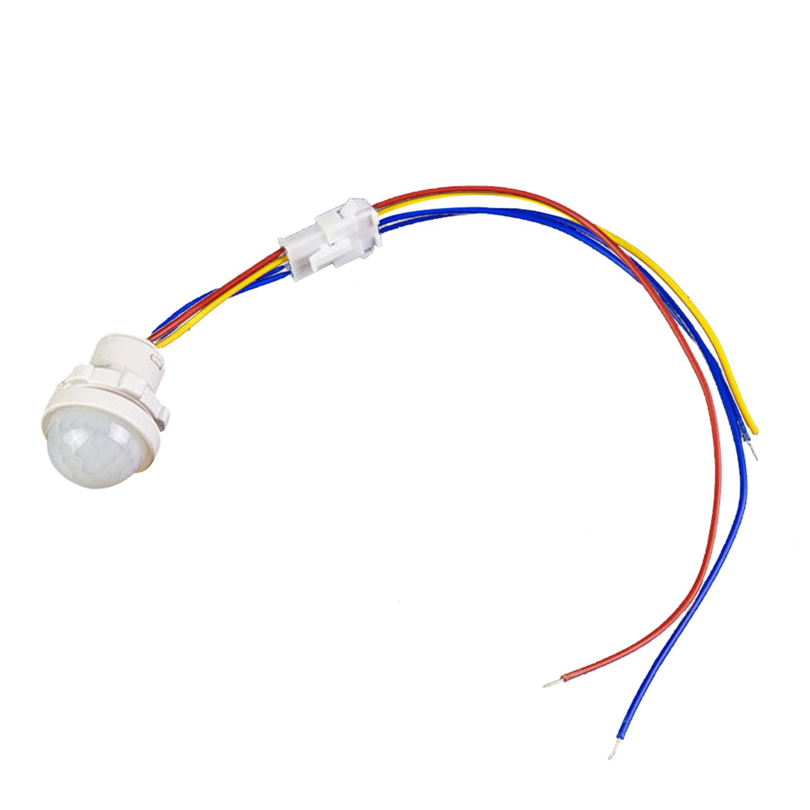 AC110-240V Автоматический датчик движения ИК-сенсор LED PIR Мини-светильник ночник Чувствительный для помещений и улицы