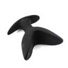 Unisex Soft Silicone Waterproof V Shape Butt Anal Plug Dildo Prostate Massager