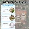 10/16/24 Pack 1920s Fedora Hats for Men Short Brim Sun Hats Classic Pork Pie Hats Summer Hat for Women Party Wedding Costume