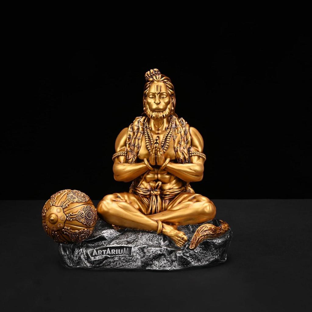 Hanuman Murti Mahabali Hanuman Bajrangbali Idol Sankat Mochan Balaji Idol Bahubali Hanuman Bajrangbali Statue with Gada for Car