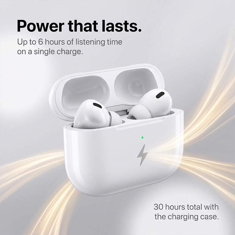 Auricolari Bluetooth Wireless AirPods Pro 3ª Generazione Cancellazione Attiva del Rumore Impermeabili IPX4 Audio Spaziale Controllo Touch Cuffie Per IOS Android
