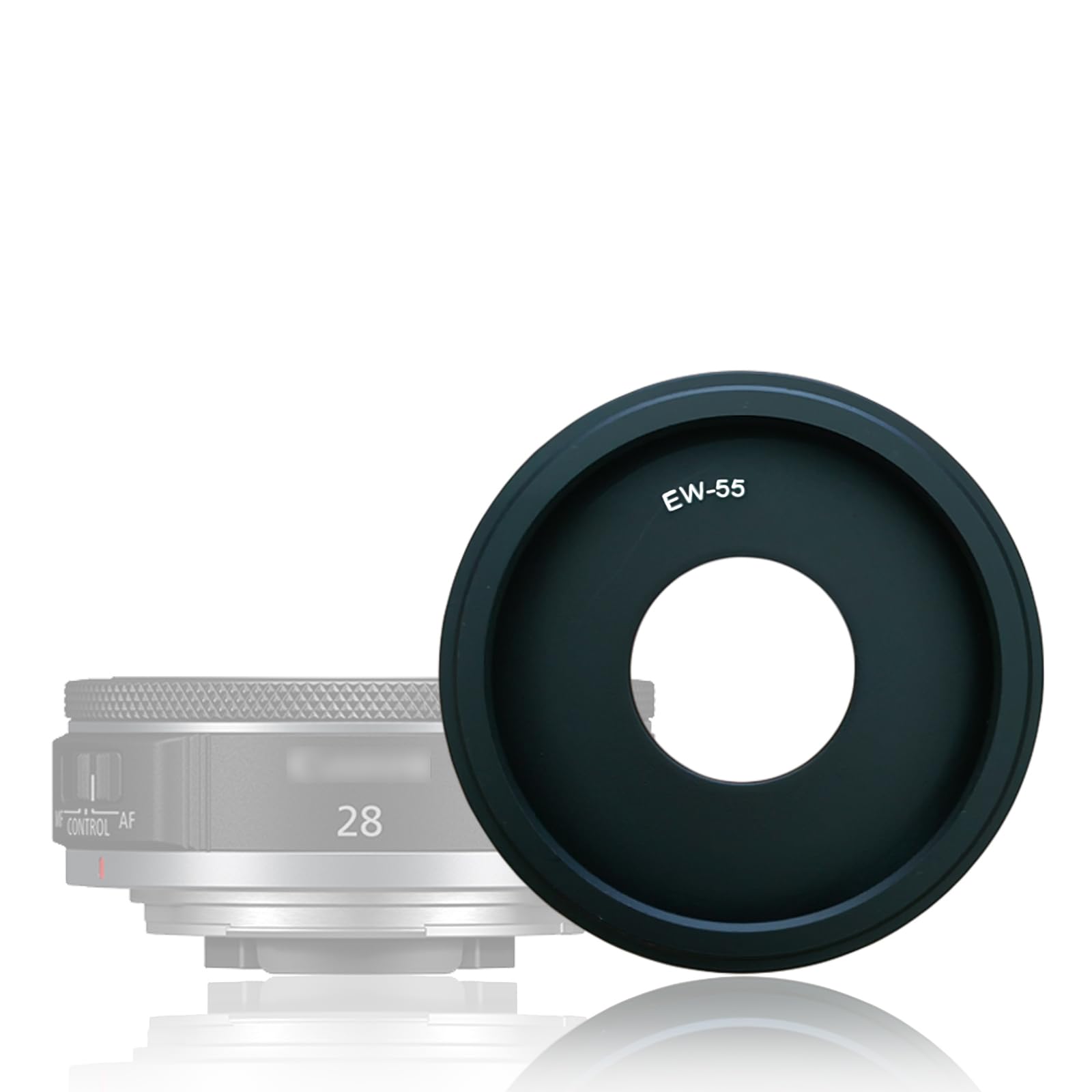 

Canon Lens Hood Compatible with the Canon RF 28mm STM Lens EW-55 (Metal) f/2.8