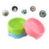 Dog Bowls for Food and Water Pet Dish with Non-Slip Base Cute Candy Color Plastic Feeder for Puppy Cat Slow Eat Bowls Easy Clean