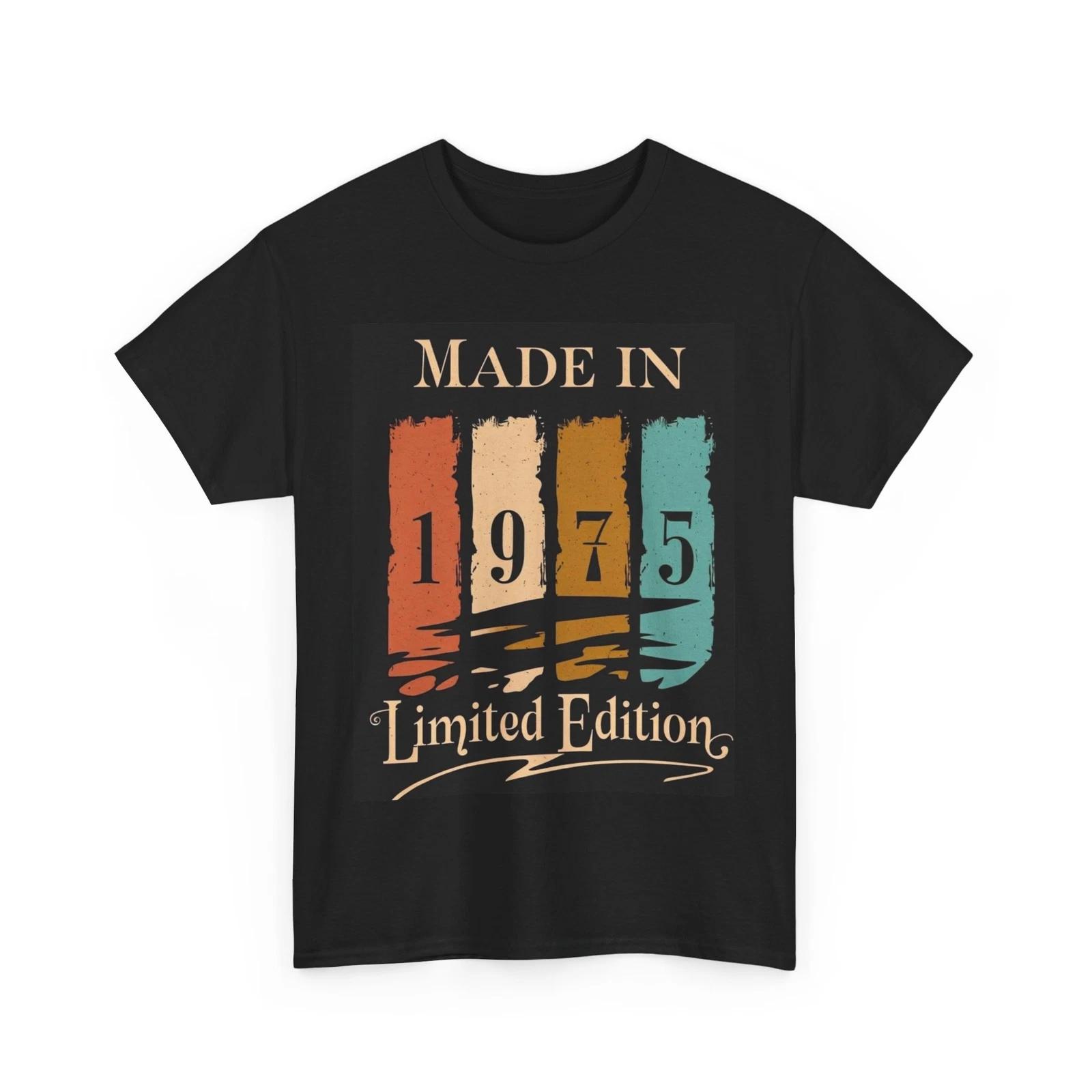 1975 Limited Edition Tee, Vintage Heavy Cotton Tshirt, 50th Birthday Gift Shirt 2XL