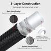 Car Modification Oil Cooler Oil Pipe Nylon  Fuel Pipe  Stainless Steel  Oil Cooler Pipe