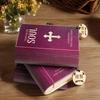 Wooden Bible Verses Box with 90 Prayer Cards Christian Bible Storage Case Bible Verse Prayer Card For Adults Daily Encouragement