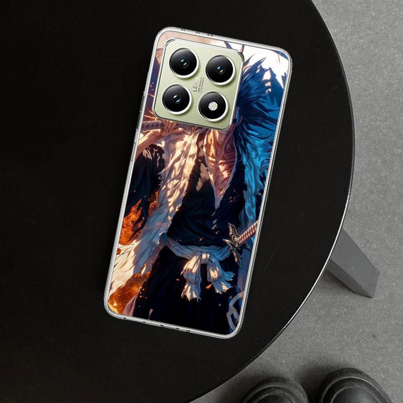 Zaraki Kenpachi Bleach Phone Case Cover for Xiaomi Redmi Note 15 14 13 12 11 Pro Plus 14S 12S 11S 11T 11E 10S 10 Customized Fund
