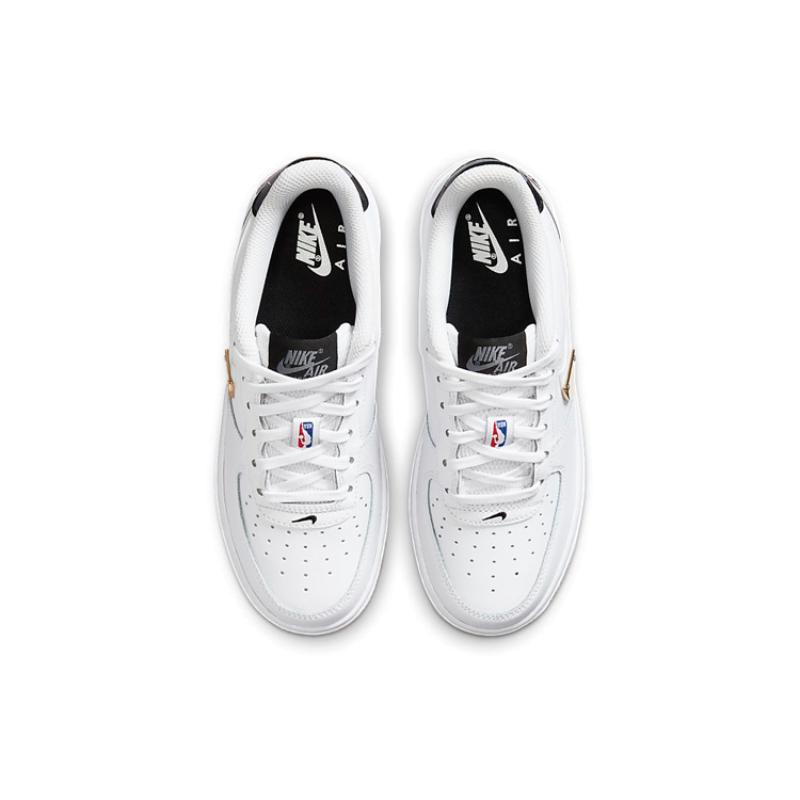 Nike NBA X Air Force 1 LV8 1 HO20 'White' GS Sneakers CT3842-100